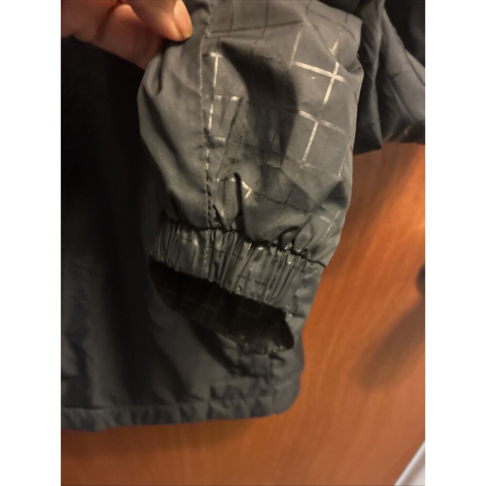 Nike Air Jacket Windbreaker Black Zip Up Woven Tech Utility Hoodie Mesh Lined M - Picture 11 of 16